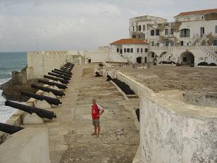 kanonnen op Cape Coast castle