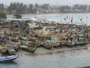 De haven van Elmina